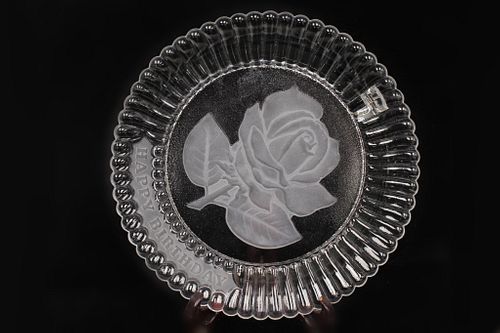 GOEBEL CRYSTAL GLASS HAPPY BIRTHDAY