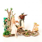 GOEBEL FIGURINE GROUPING, MIDS