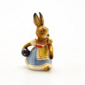 GOEBEL FIGURINE, RABBIT BOWLIN