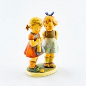 GOEBEL HUMMEL FIGURINE, KNITTI