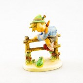 GOEBEL HUMMEL FIGURINE, RETREA
