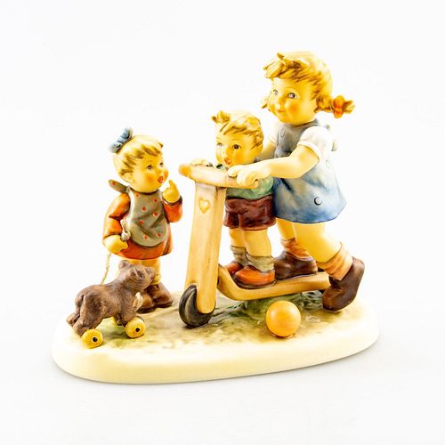 GOEBEL HUMMEL FIGURINE, SCOOTER