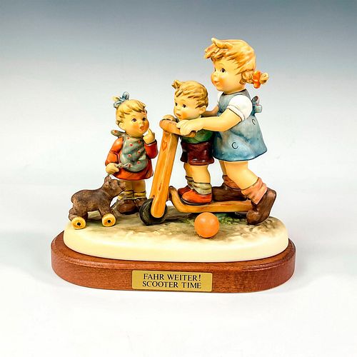 GOEBEL HUMMEL FIGURINE, SCOOTER