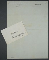 GOERING HERMANN, LETTERHEAD &