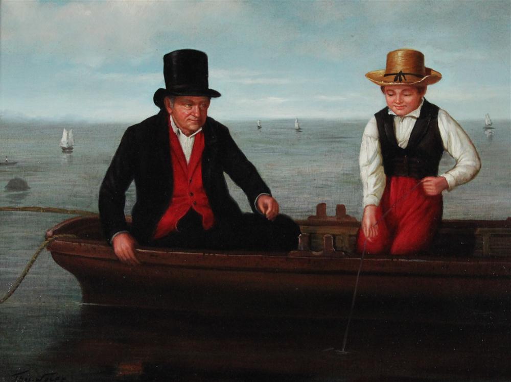 GOING FISHING Giclee: 18 x 24 in.
