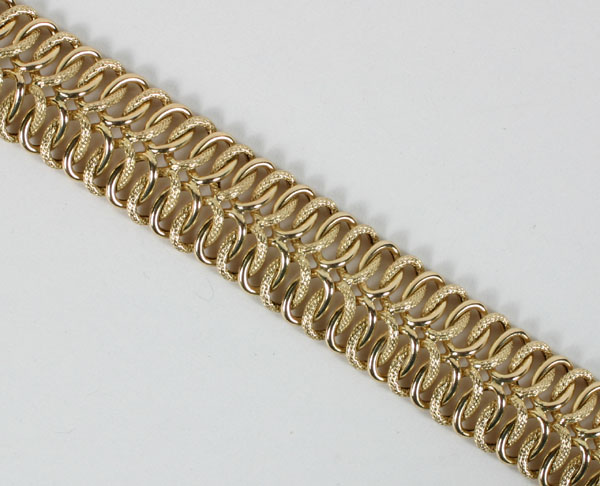 Gold 14K double oval link