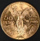 GOLD 50 PESO COINGold 50 Peso