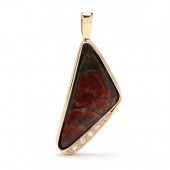 GOLD, AMMOLITE, AND DIAMOND PE