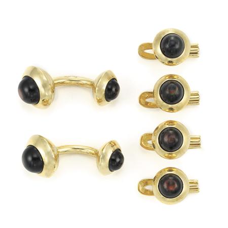 Gold and Black Mother-of-Pearl