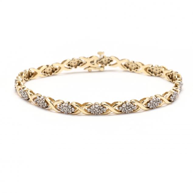GOLD AND DIAMOND BRACELET