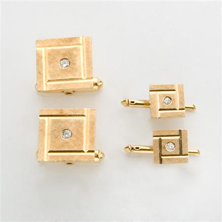 Gold and Diamond Dress Set 	 