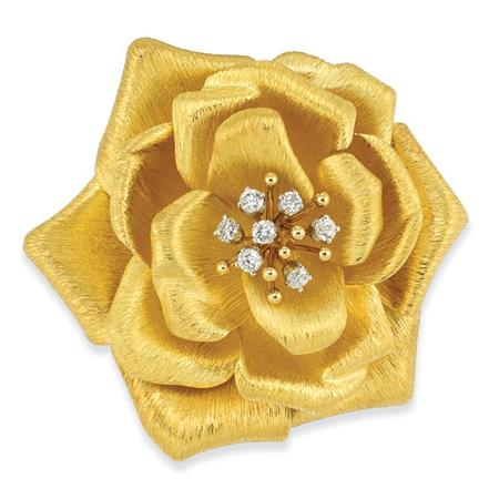 Gold and Diamond Flower