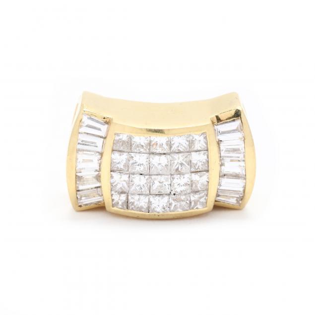 GOLD AND DIAMOND SLIDE / PENDANT In