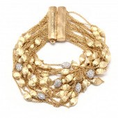 GOLD AND DIAMOND TWENTY STRAND