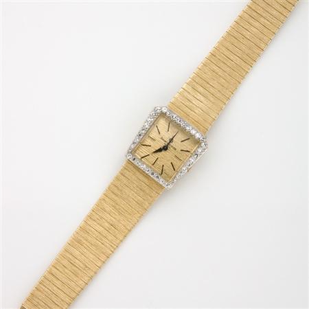 Gold and Diamond Wristwatch,
