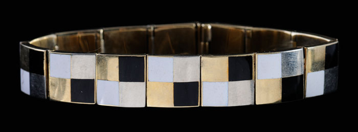 Gold and Enamel Bracelet square