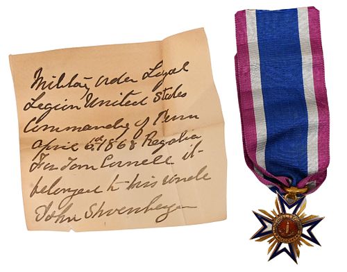 GOLD AND ENAMELED CIVIL WAR ERA
