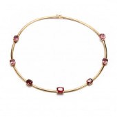 GOLD AND PINK TOURMALINE OMEGA