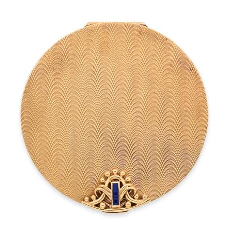 Gold and Sapphire Compact,