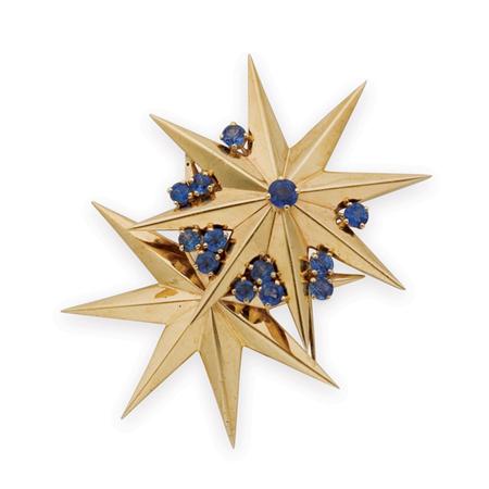 Gold and Sapphire Star