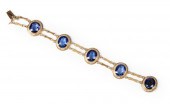GOLD, ARTIFICIAL SAPPHIRE, SEE