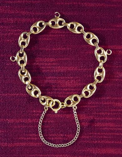 GOLD BRACELET 18KBracelet weighs