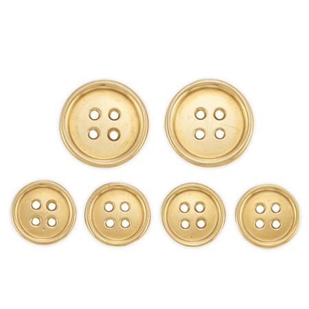 Gold Buttons, Tiffany & Co. 	 