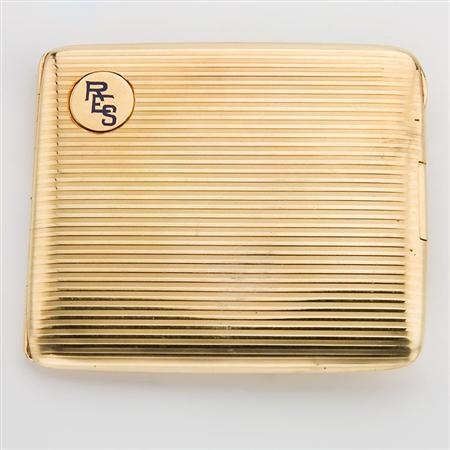 Gold Cigarette Case 	 