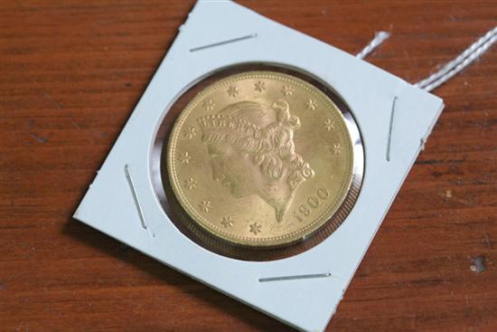 GOLD COIN. 1900 Liberty head double