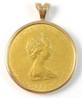 GOLD COIN AND FOURTEEN KARAT G