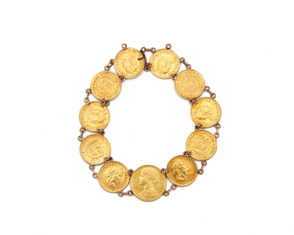 GOLD COIN BRACELETGold Coin