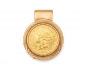 GOLD COIN MONEY CLIPGold Coin