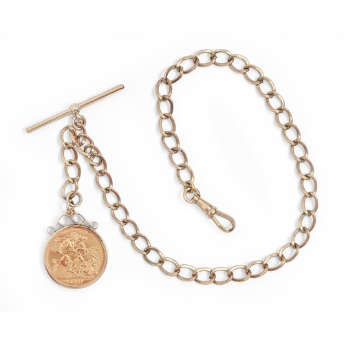 Gold coin. Sovereign 1981, 9ct gold