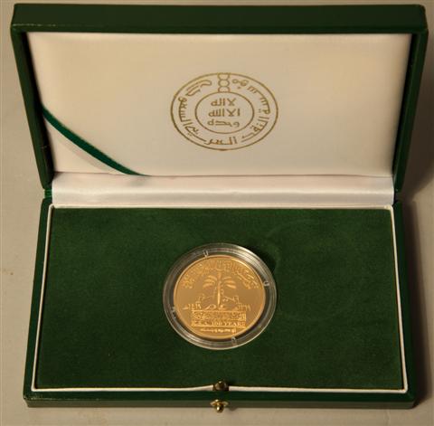 GOLD COMMEMORATIVE COIN FROM THE