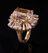 GOLD, DIAMOND AND EMERALD-CUT