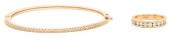 GOLD & DIAMOND BANGLE BRACELET