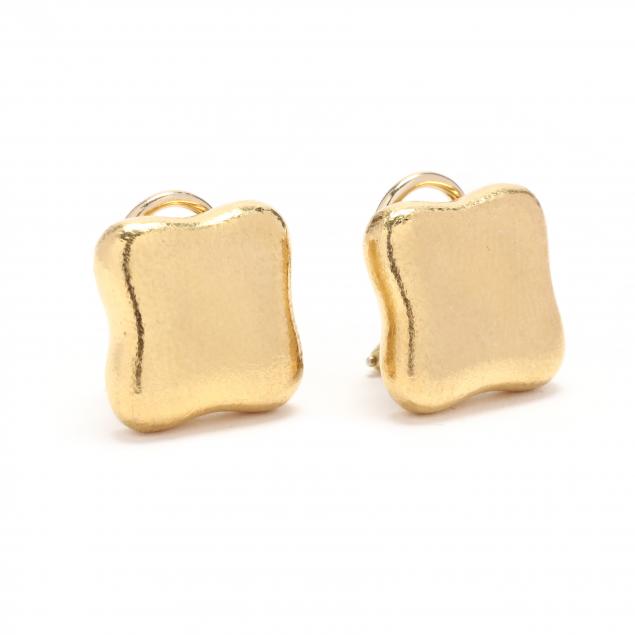 GOLD EAR CLIPS, ANGELA CUMMINGS  In