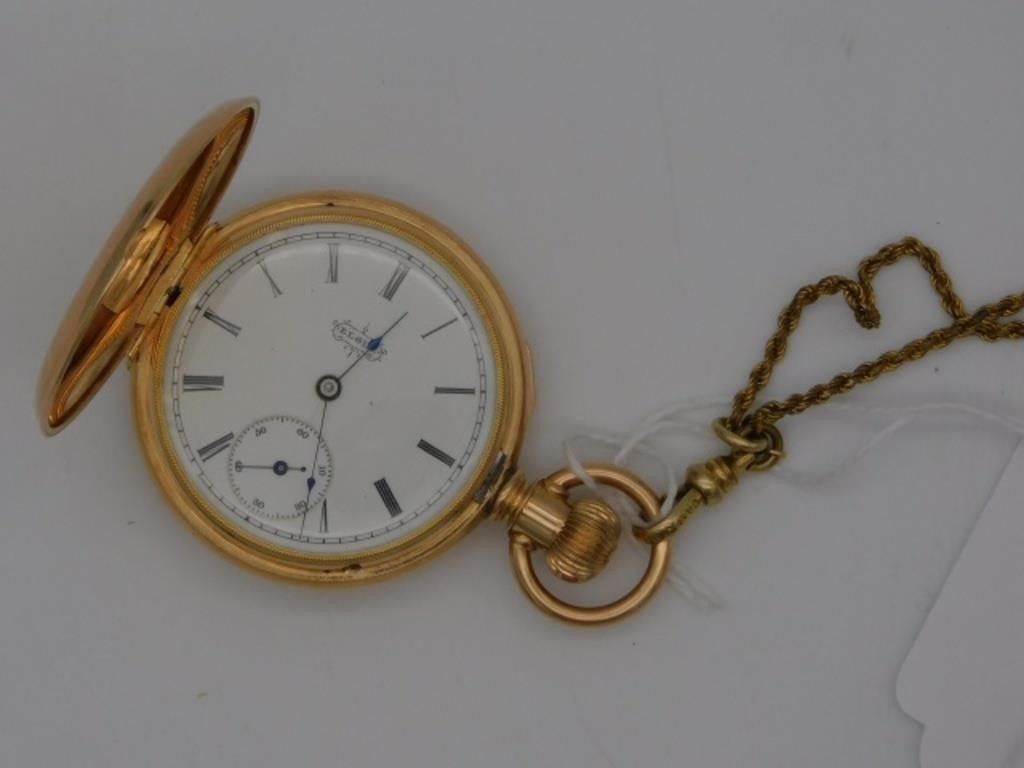 GOLD ELGIN HUNTER CASE POCKET