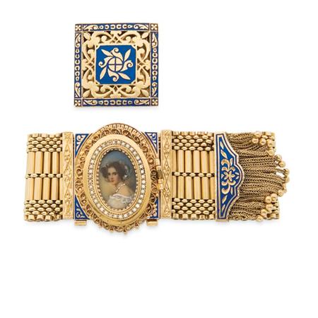 Gold, Enamel, Portrait Miniature