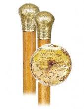 GOLD ENGLISH PRESENTATION CANE