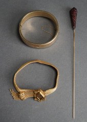 GOLD FILLED BANGLE BRACELET, A