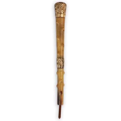GOLD FILLED HORN PARASOL