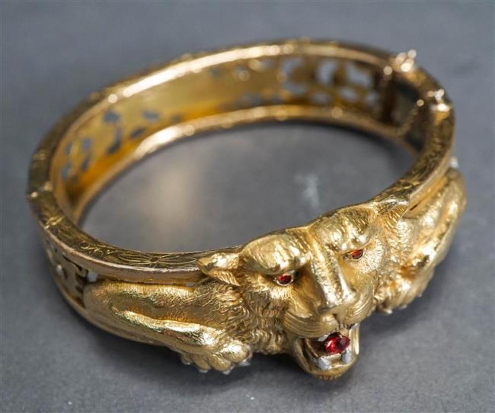 GOLD FILLED 'LION' BRACELETGold