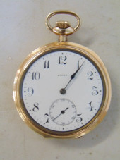 GOLD FILLED POCKET WATCH BY BU