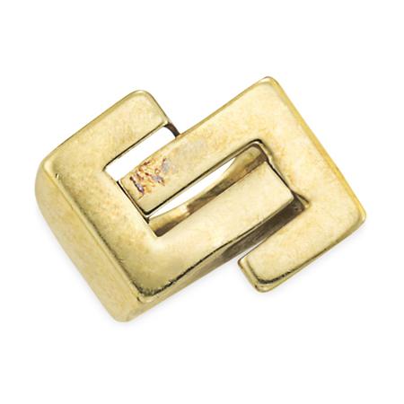 Gold Geometric Ring 	 