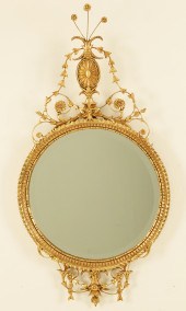 GOLD GILT FEDERAL STYLE MIRROR