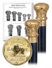 GOLD HEADED AMERICAN PRESENTAT