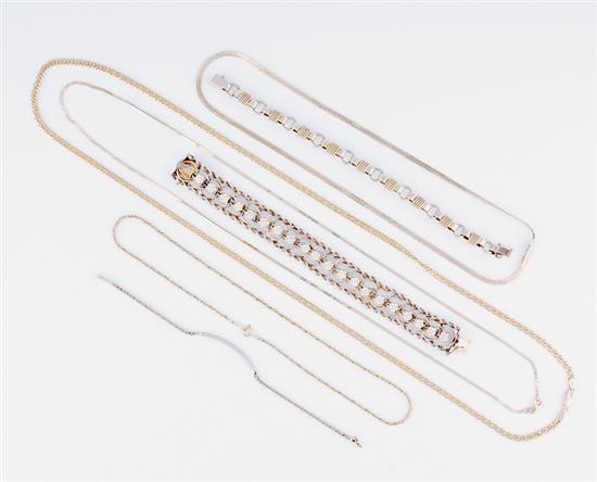 Gold jewelry three 14k gold