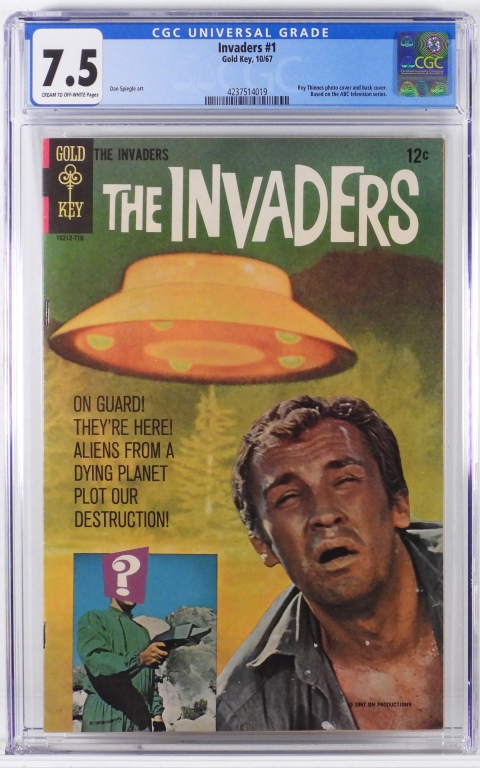 GOLD KEY INVADERS #1 CGC 7.5 United