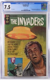 GOLD KEY INVADERS #1 CGC 7.5 U